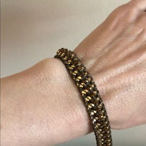 Stella and dot adjustable gold bracelet